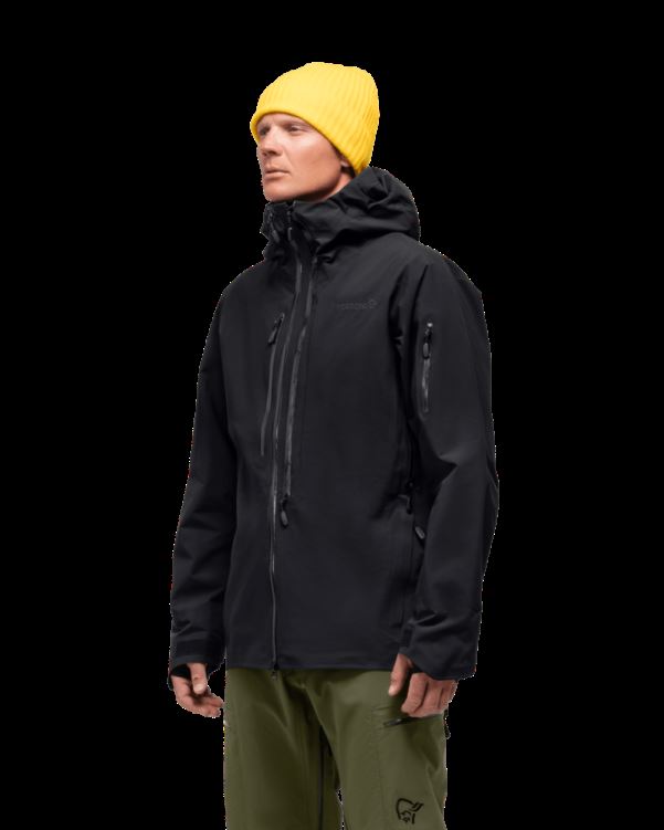 Norrona Heren Lofoten Gore-tex Pro Plus Jack Caviar Black Special