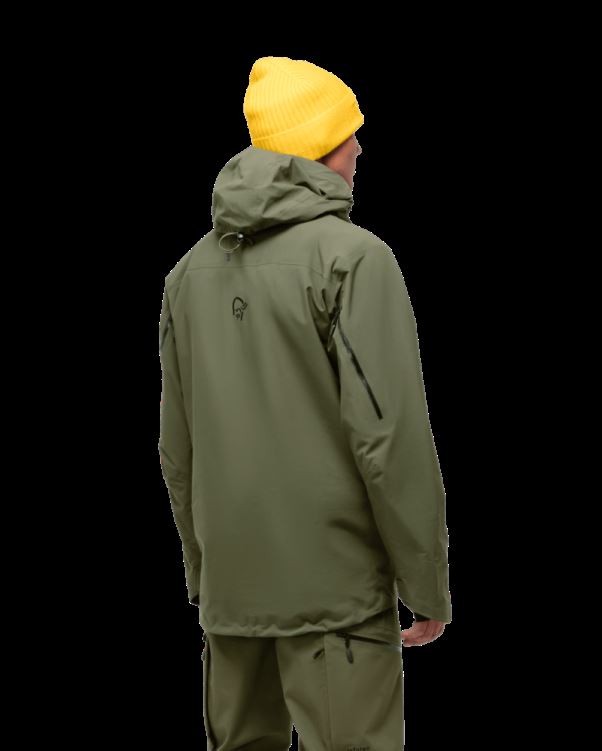 Norrona Heren Lofoten Gore-tex Pro Plus Jas Olijf Night Special