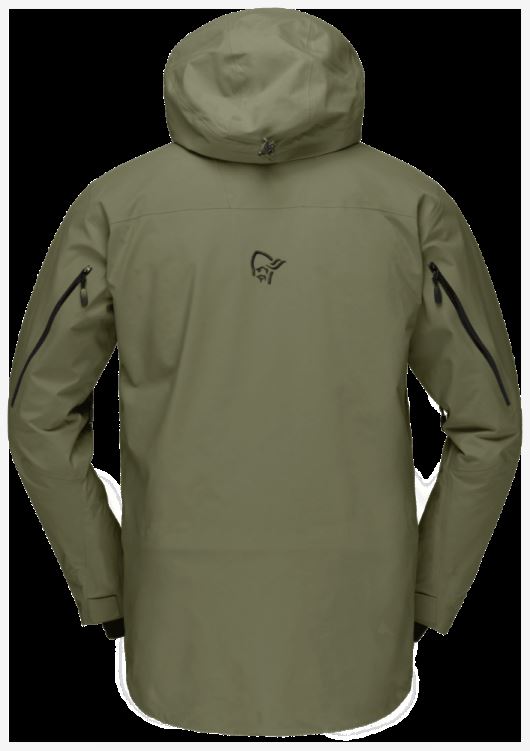 Norrona Heren Lofoten Gore-tex Pro Plus Jas Olijf Night Special