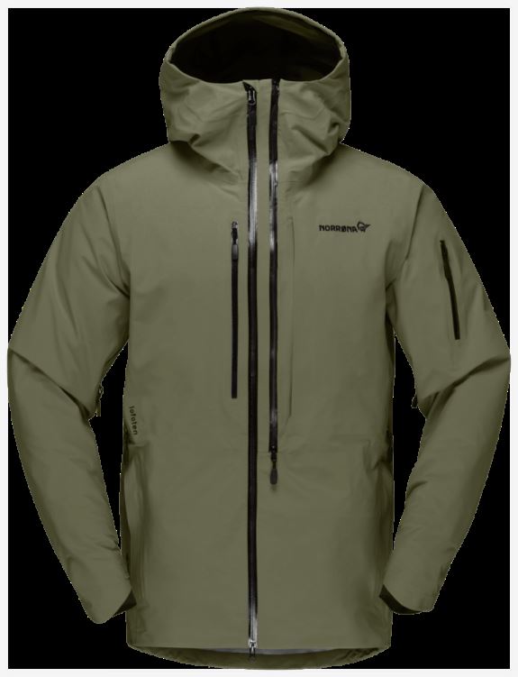 Norrona Heren Lofoten Gore-tex Pro Plus Jas Olijf Night Special