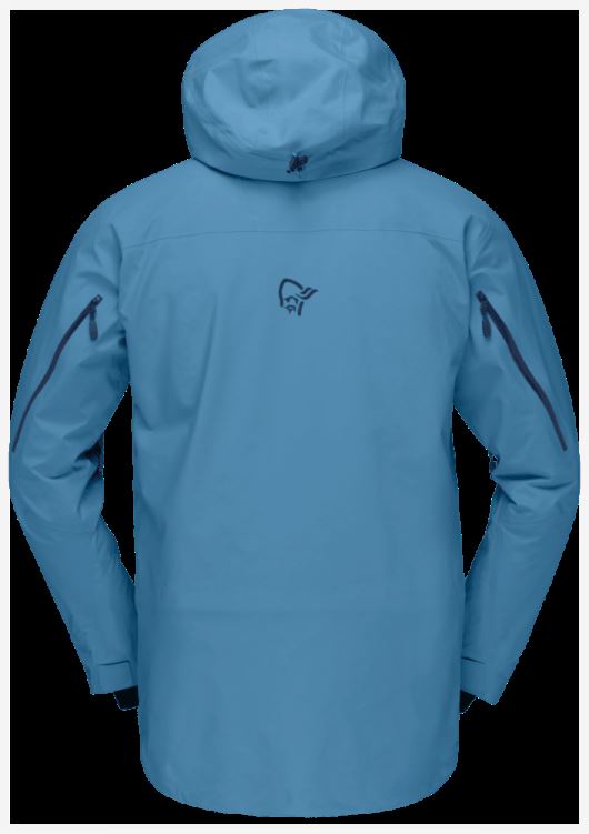 Norrona Heren Lofoten Gore-tex Pro Plus Jack Hawaiian Surf Blue Special