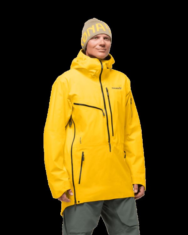 Norrona Lofoten Gore-tex Pro Heren Anorak Citroen Chroom