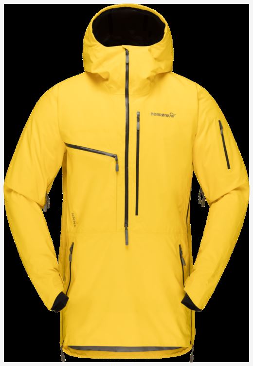 Norrona Lofoten Gore-tex Pro Heren Anorak Citroen Chroom