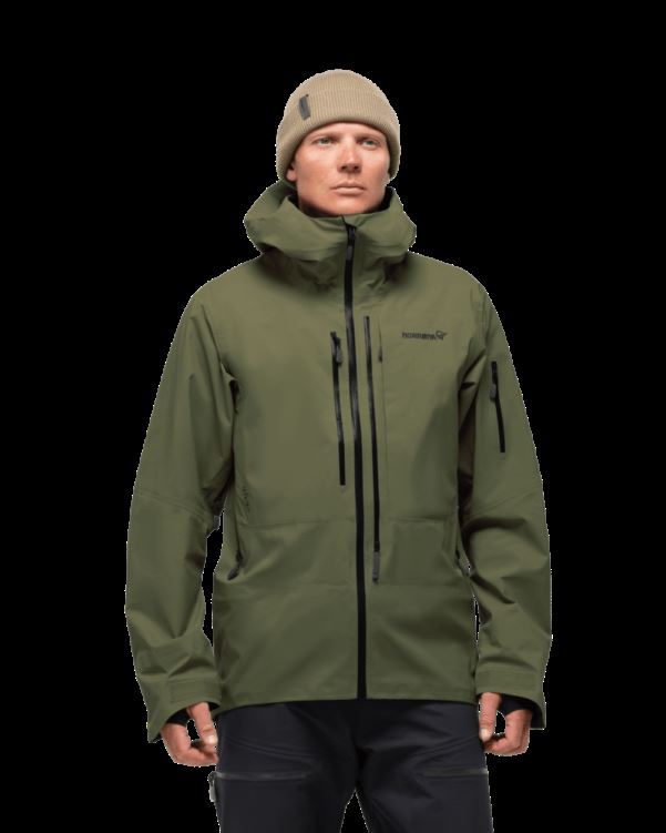 Norrona Heren Lofoten Gore-tex Pro Jas Olijf Nacht