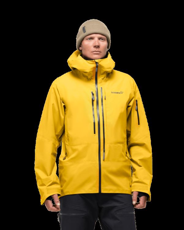 Norrona Heren Lofoten Gore-tex Pro Jas Citroen Chroom Speciaal