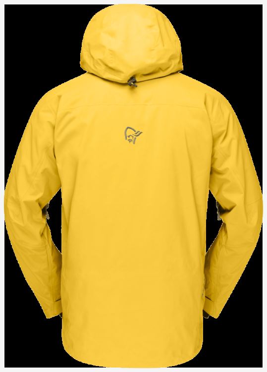 Norrona Heren Lofoten Gore-tex Pro Jas Citroen Chroom Speciaal