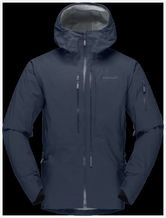Norrona Heren Lofoten Gore-tex Pro Jas Indigo Nachtblauw