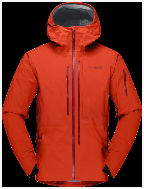 Norrona Lofoten Gore-tex Pro Herenjack Adrenaline Rood Special