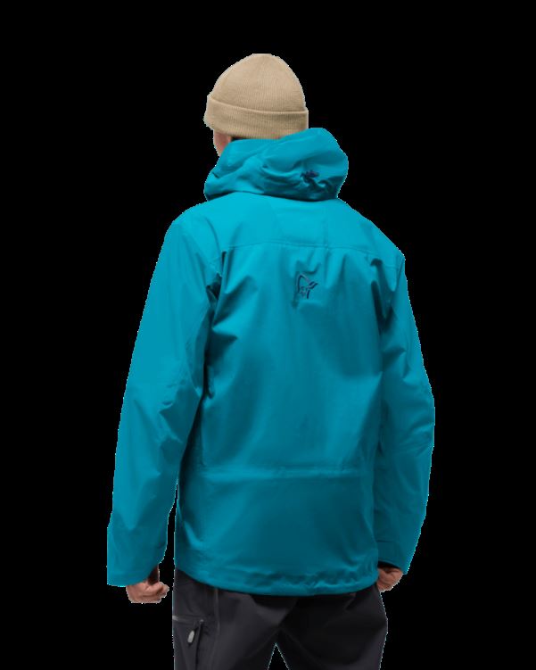 Norrona Heren Lofoten Gore-tex Pro Jack Hawaiian Surf Blue Special