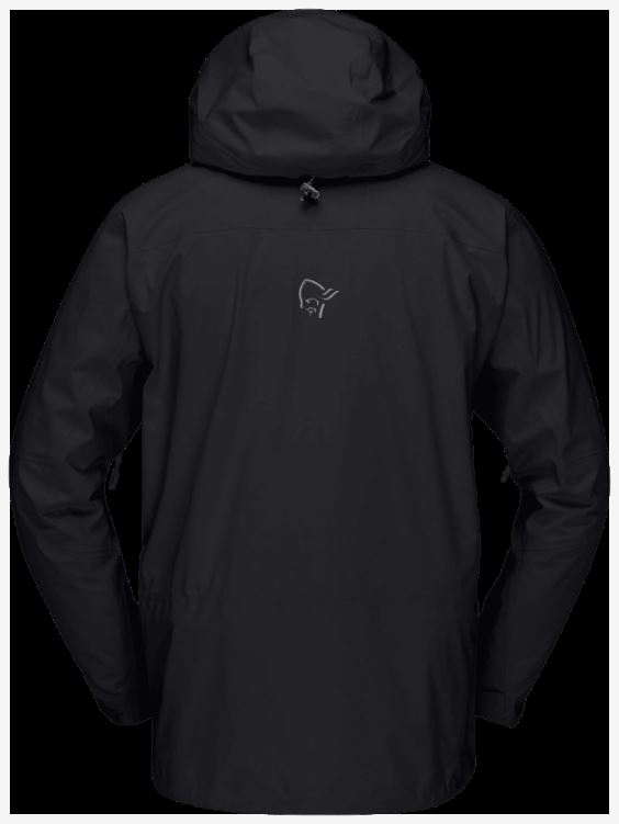 Norrona Heren Lofoten Gore-tex Jack Caviar Black Speciaal