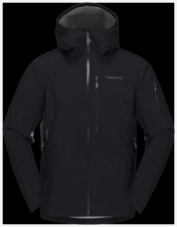 Norrona Heren Lofoten Gore-tex Jack Caviar Black Speciaal