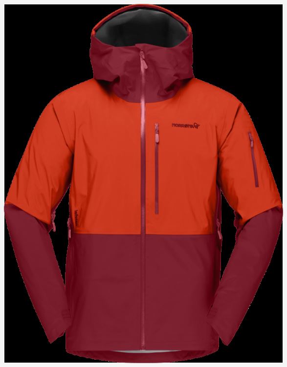Norrona Heren Lofoten Gore-tex Jack Adrenaline/rabarb Special