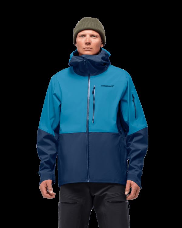 Norrona Lofoten Gore-tex Jack Hawaiian Surf/indigo Night Special Voor Heren
