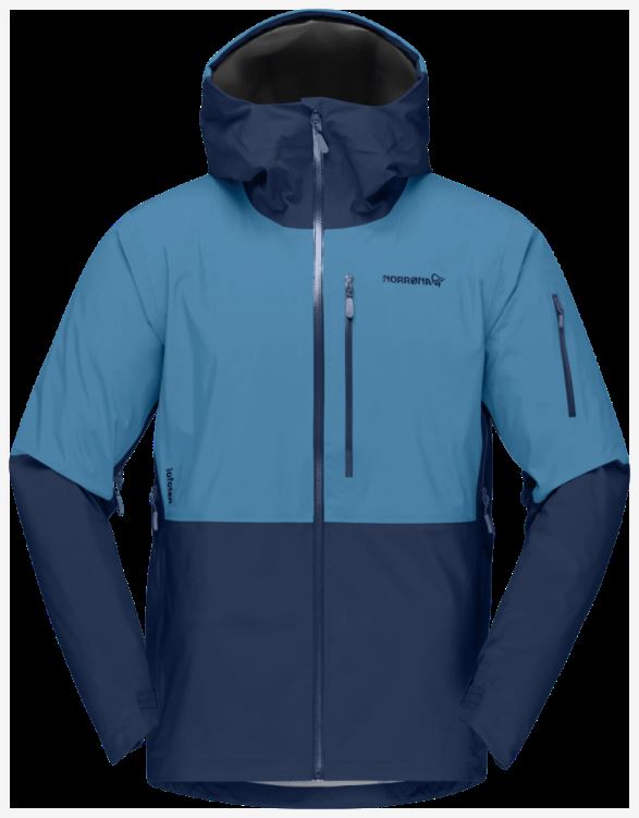Norrona Lofoten Gore-tex Jack Hawaiian Surf/indigo Night Special Voor Heren