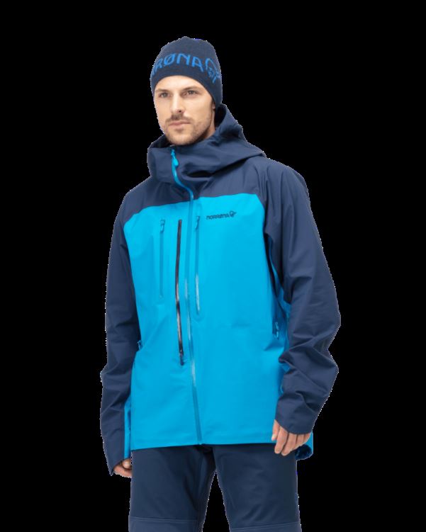 Norrona Lyngen Gore-tex Jack Voor Heren Indigo Night/hawaiian Surf Special