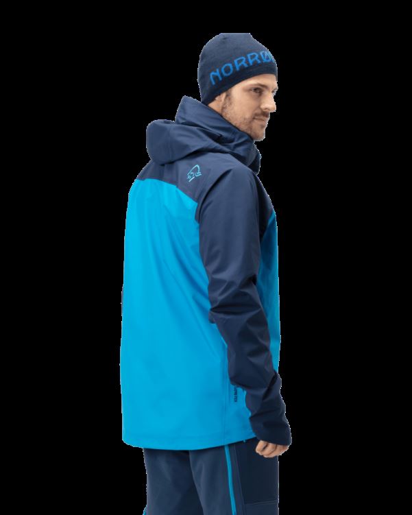 Norrona Lyngen Gore-tex Jack Voor Heren Indigo Night/hawaiian Surf