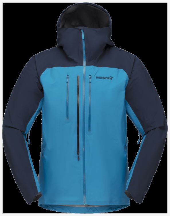 Norrona Lyngen Gore-tex Jack Voor Heren Indigo Night/hawaiian Surf