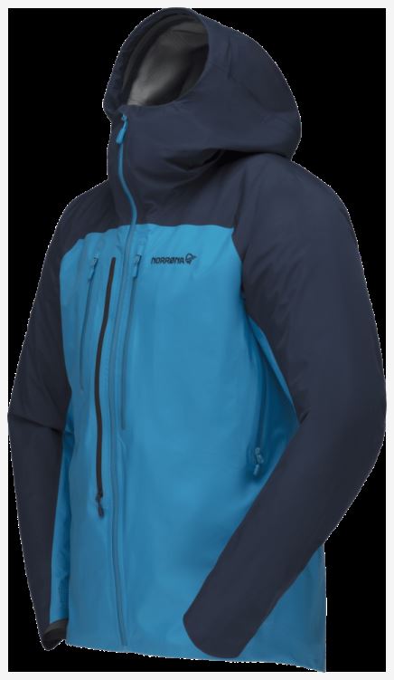 Norrona Lyngen Gore-tex Jack Voor Heren Indigo Night/hawaiian Surf