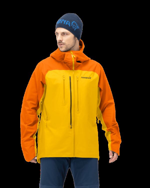 Norrona Lyngen Gore-tex Jack Voor Heren Oranje Popsicle/lemon Chrome