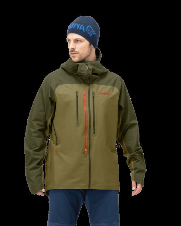 Norrona Lyngen Gore-tex Jack Voor Heren Olijfgroen/olijfgroen