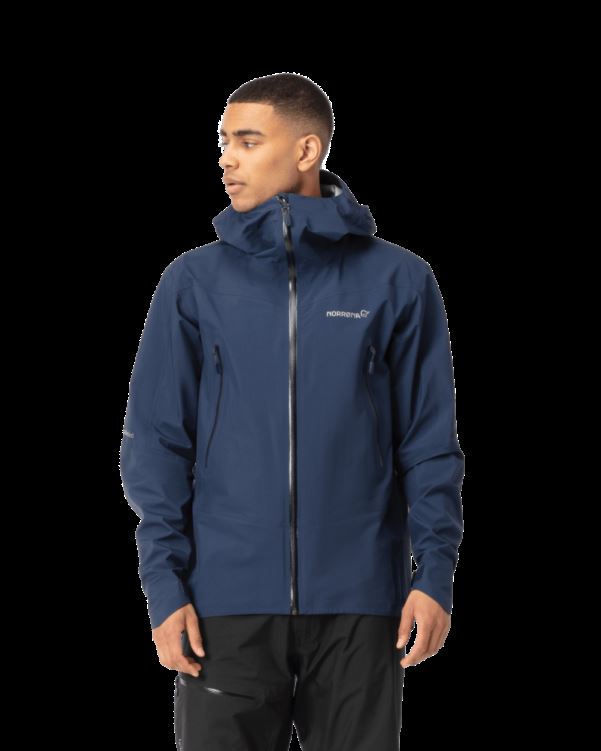 Norrona Heren Falketind Gore-tex Jas Indigo Nachtblauw