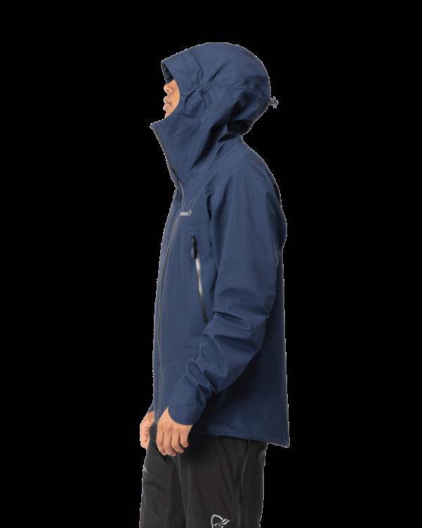Norrona Heren Falketind Gore-tex Jas Indigo Nachtblauw