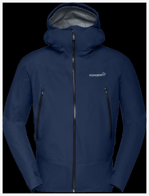 Norrona Heren Falketind Gore-tex Jas Indigo Nachtblauw