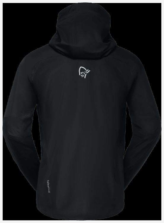 Norrona Heren Falketind Gore-tex Jas Kaviaar Zwart