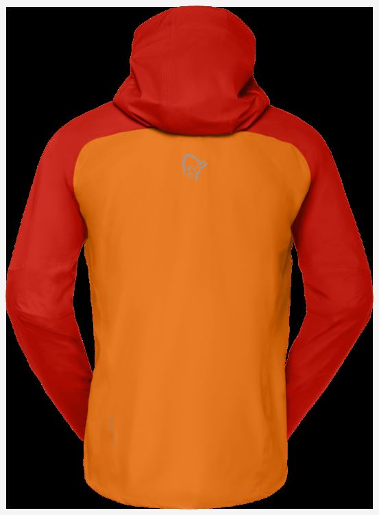 Norrona Heren Falketind Gore-tex Jas Arednalin/oranje Popsicle