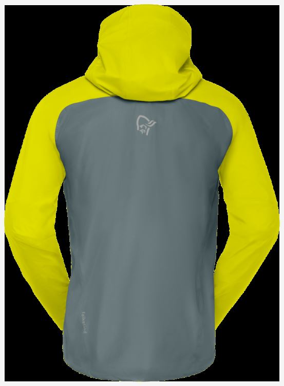 Norrona Falketind Gore-tex Jas Voor Heren, Sulfur Spring/north Atlantic