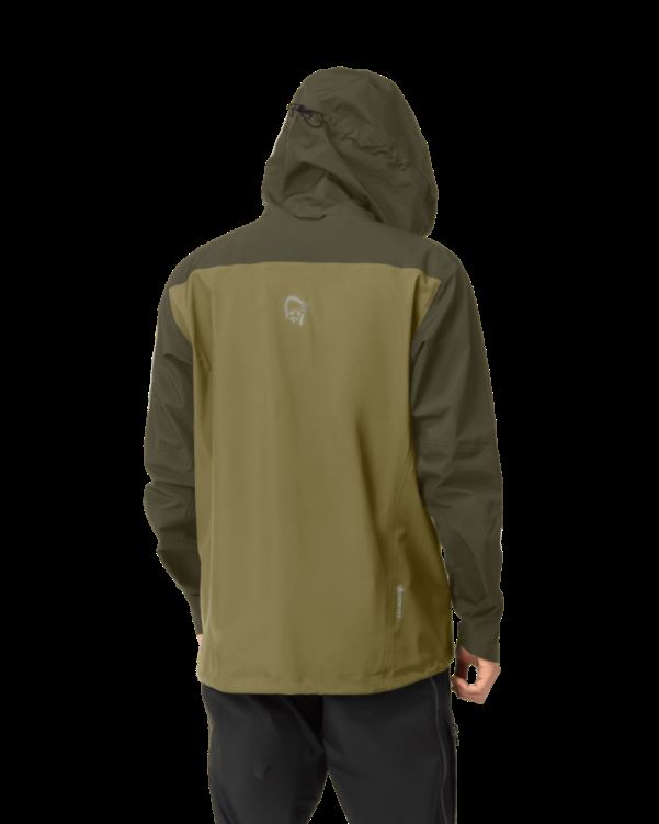 Norrona Heren Falketind Gore-tex Jas Olijf Nacht/olijf Drab