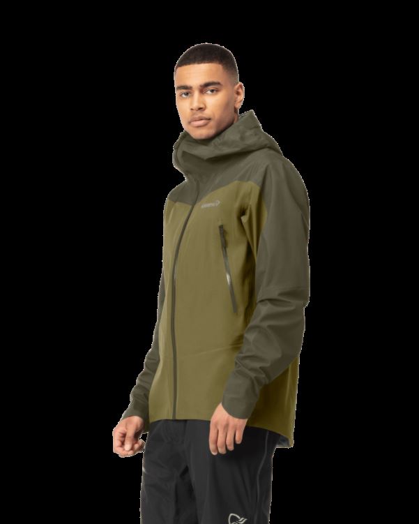 Norrona Heren Falketind Gore-tex Jas Olijf Nacht/olijf Drab