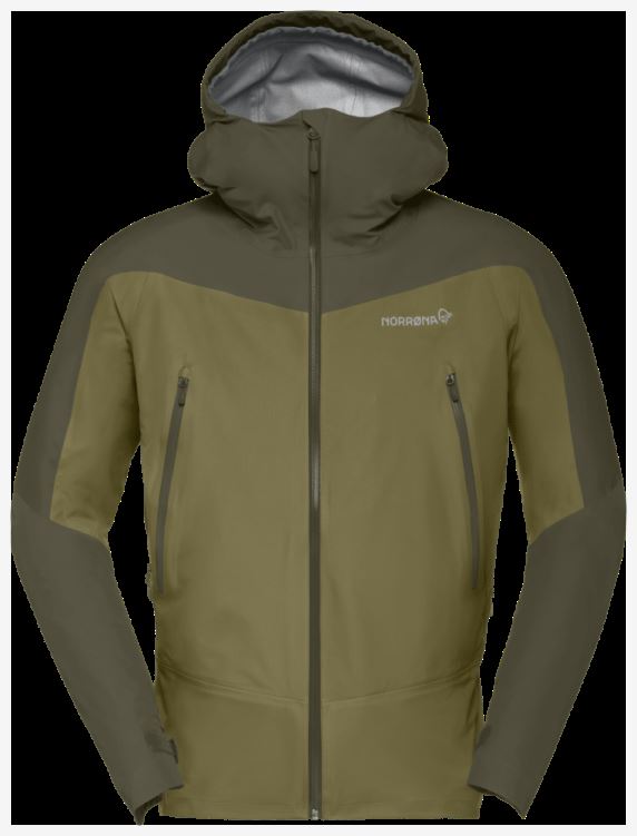 Norrona Heren Falketind Gore-tex Jas Olijf Nacht/olijf Drab