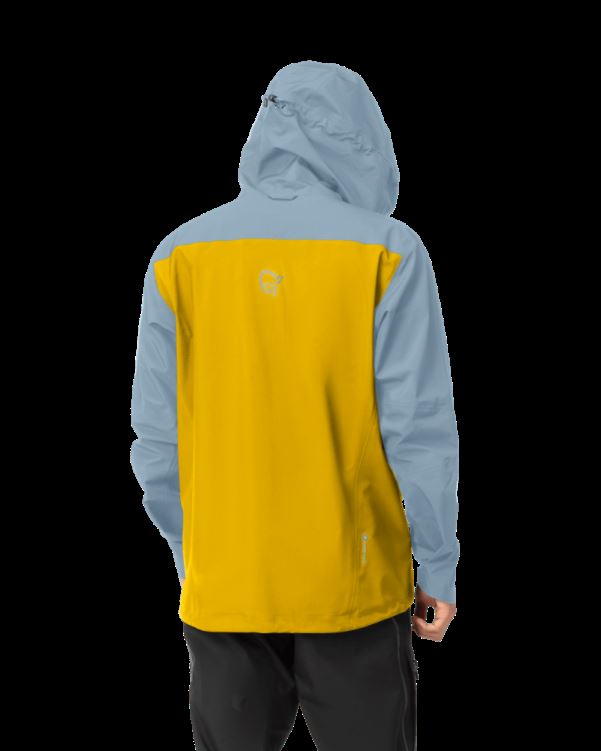 Norrona Falketind Gore-tex Jack Voor Heren, Sulphur/blue Fog