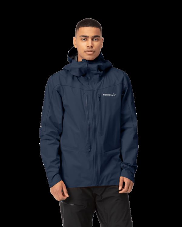Norrona Falketind Gore-tex Paclite Herenjack Indigo Nachtblauw
