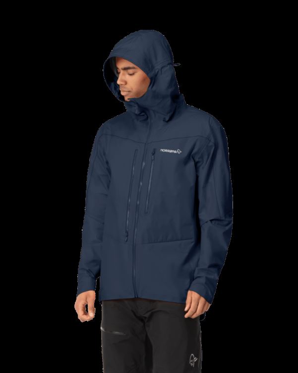 Norrona Falketind Gore-tex Paclite Herenjack Indigo Nachtblauw