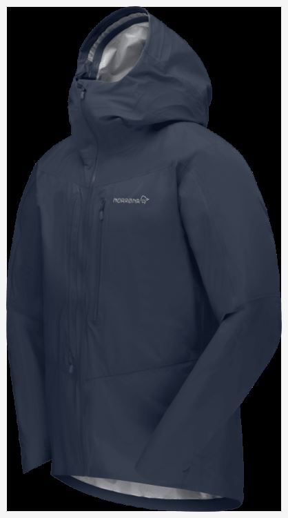 Norrona Falketind Gore-tex Paclite Herenjack Indigo Nachtblauw
