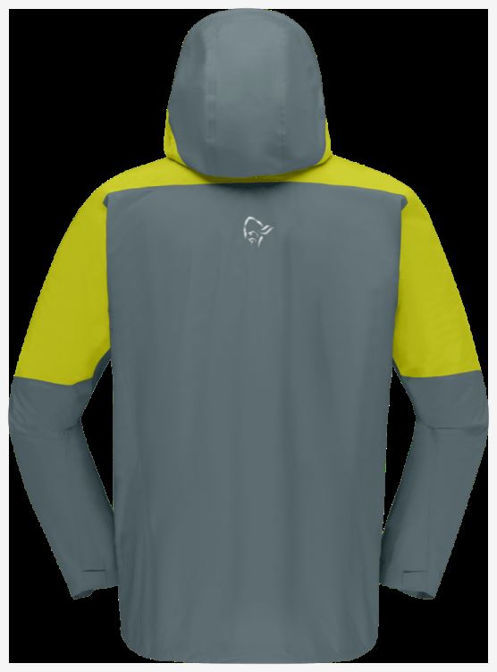 Norrona Falketind Gore-tex Paclite Jas Voor Heren, Sulfur Spring/north Atlantic