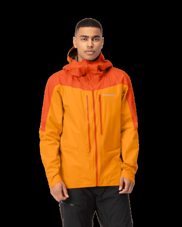 Norrona Falketind Gore-tex Paclite Herenjack Arednalin/oranje Popsicle