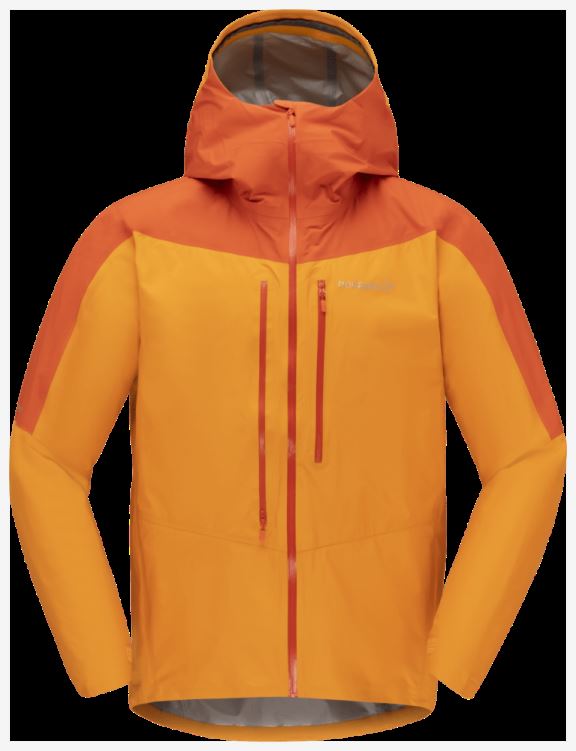 Norrona Falketind Gore-tex Paclite Herenjack Arednalin/oranje Popsicle