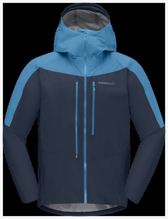 Norrona Heren Falketind Gore-tex Paclite Jack Hawaiian Surf/indigo Night