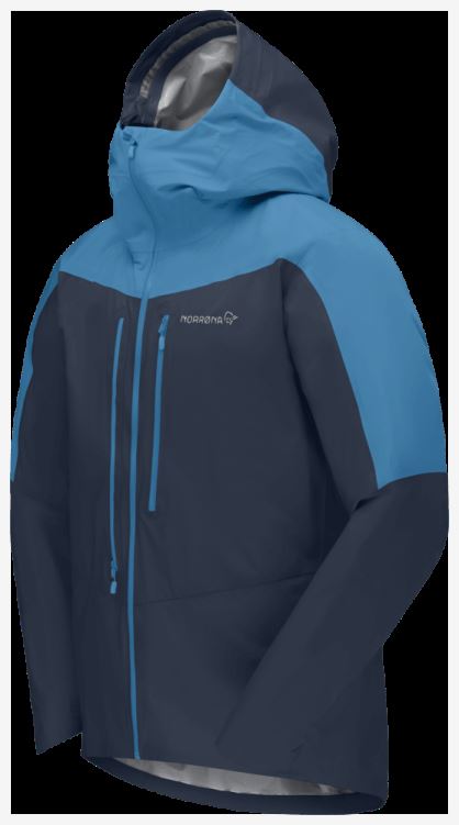 Norrona Heren Falketind Gore-tex Paclite Jack Hawaiian Surf/indigo Night