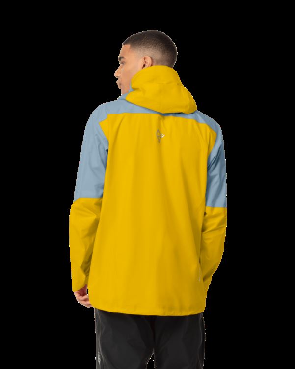Norrona Falketind Gore-tex Paclite Jack Voor Heren, Sulphur/blue Fog