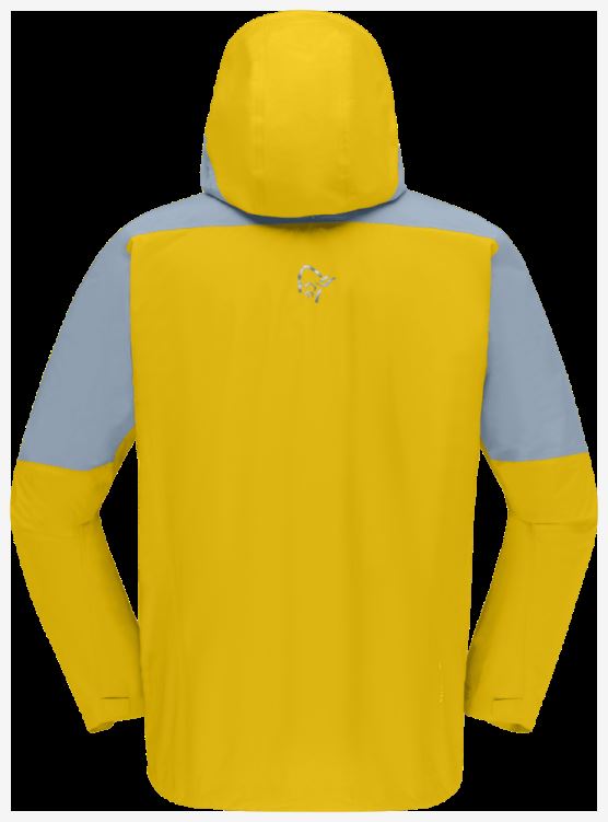 Norrona Falketind Gore-tex Paclite Jack Voor Heren, Sulphur/blue Fog