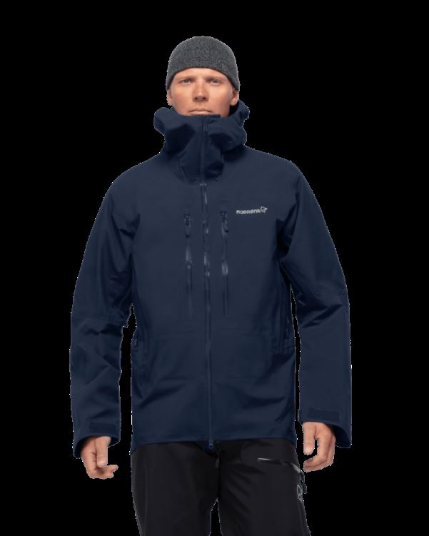 Norrona Trollveggen Gore-tex Pro Herenjack Indigo Nachtblauw