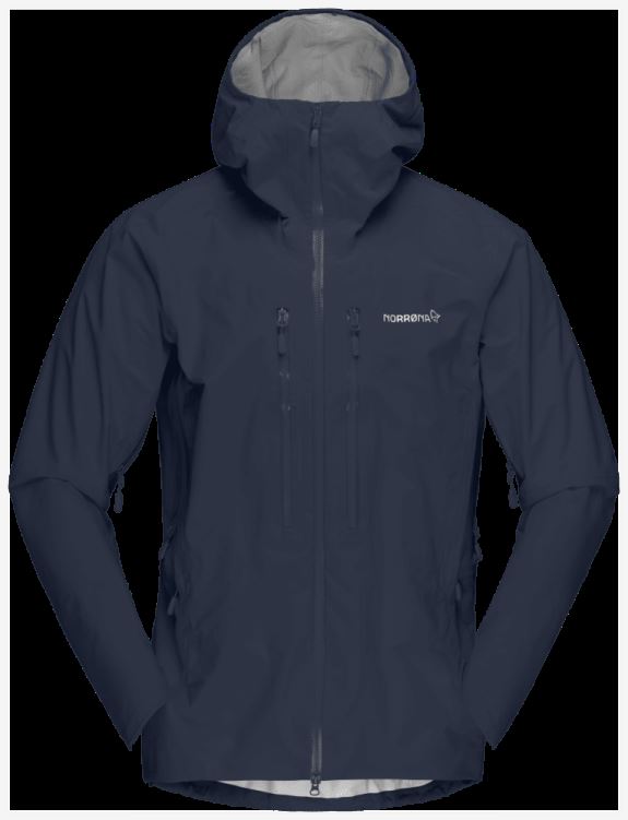 Norrona Trollveggen Gore-tex Pro Herenjack Indigo Nachtblauw