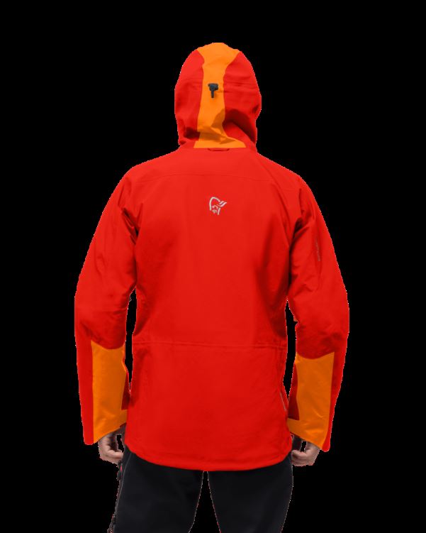 Norrona Trollveggen Gore-tex Pro Herenjack Arednalin/oranje Popsicle