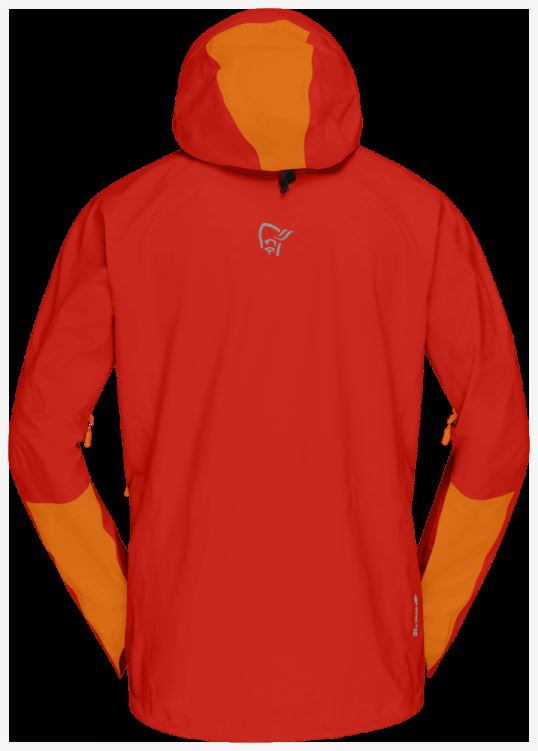 Norrona Trollveggen Gore-tex Pro Herenjack Arednalin/oranje Popsicle