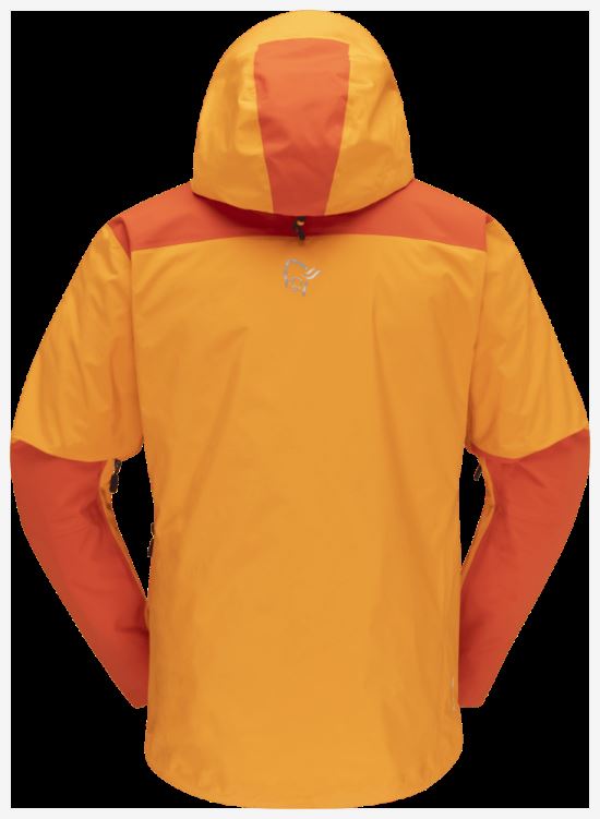 Norrona Trollveggen Gore-tex Pro Light Herenjack Oranje Popsicle/arednalin