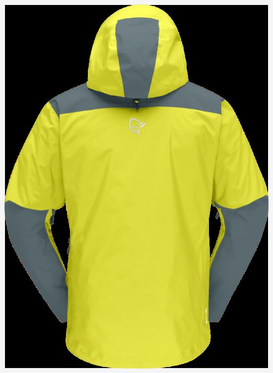 Norrona Trollveggen Gore-tex Pro Light Herenjack Sulfur Spring/north Atlantic